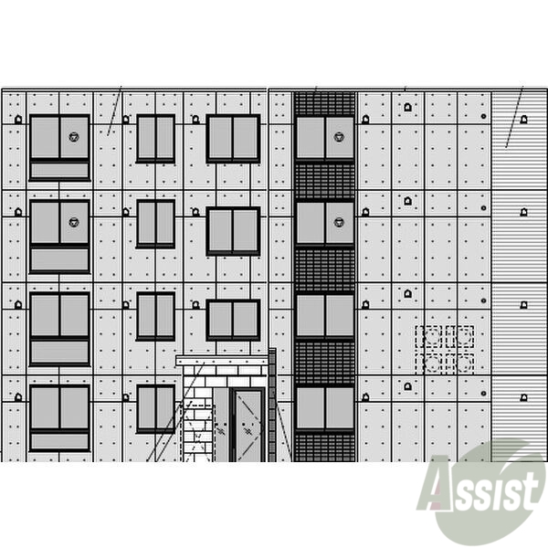 建物外観　白石区栄通「仮）栄通６丁目ＭＳ」完成予想パース