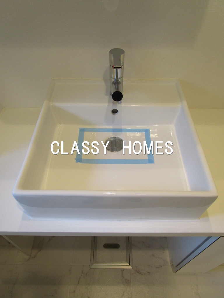 洗面設備　2006年竣工　KDXレジデンス品川シーサイド：洗面台