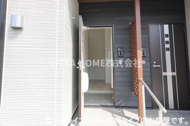 玄関　【完成イメージ図】玄関にはトールサイズのシューズボックスを完