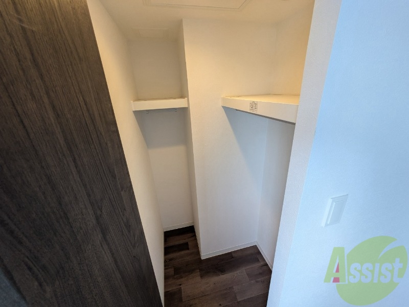 収納　寝室には収納があります。すっきり片づけましょう！