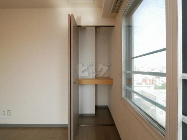 収納　衣類の収納に便利なクローゼットが付いています！