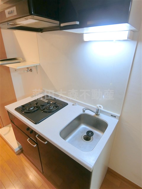 キッチン　2口ガスシステムキッチン