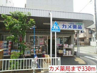 ドラックストア　カメ薬局（ドラッグストア）まで330m