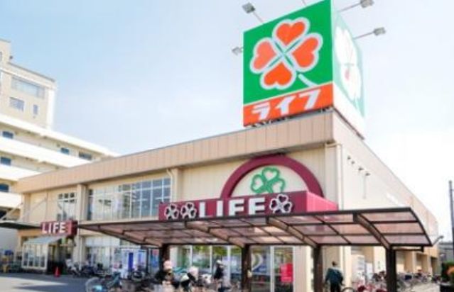 スーパー　ライフ東尾久店（スーパー）まで519m