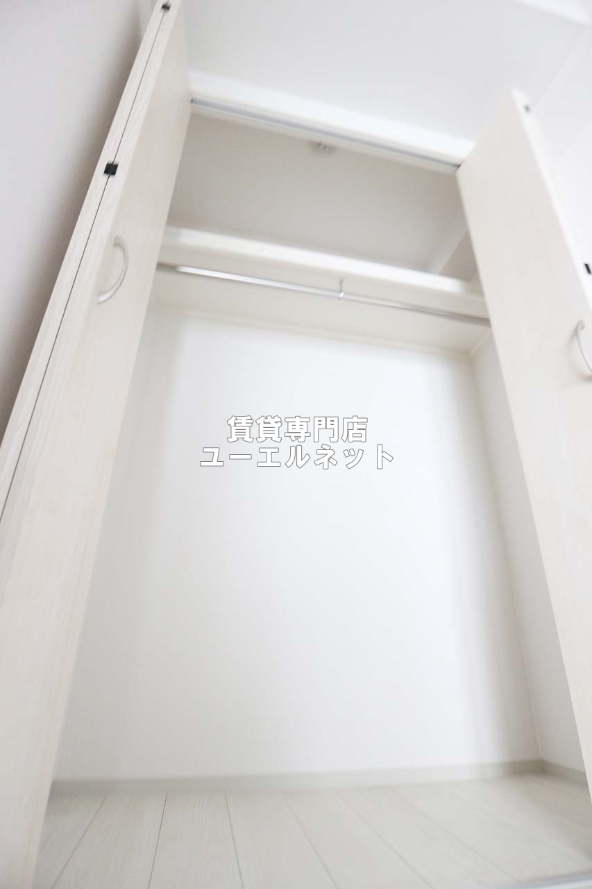 収納　クローゼット付きでお部屋もスッキリ♪