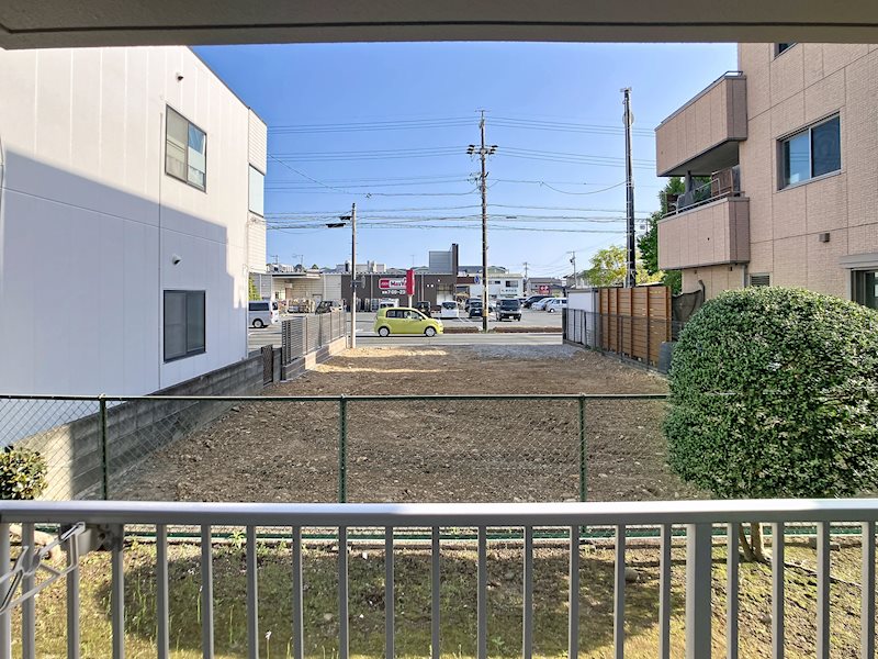眺望　建物が無くなり見晴らしが良くなりました（撮影時点）