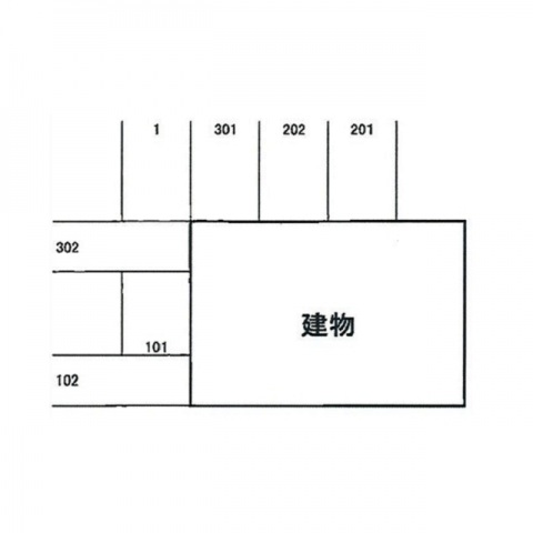 駐車場　建物配置図