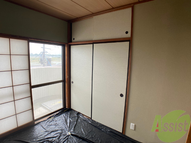 収納　押し入れがありました。お洋服や荷物はここへ