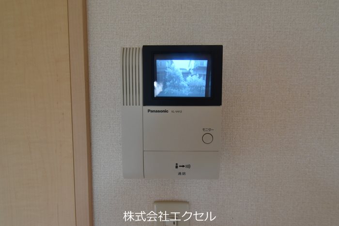 セキュリティ　来訪者の姿を確認できます。