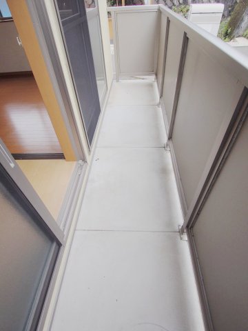 バルコニー　201号室の写真です。