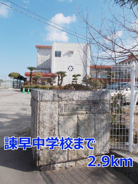 中学校　諫早中学校（中学校）まで2900m