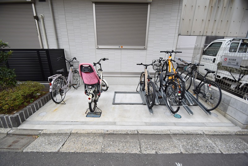 駐車場　駐輪場です