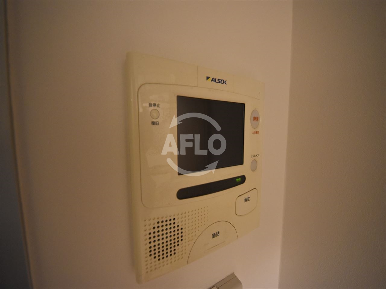 セキュリティ　アーバンフラッツ瓦町　TVモニター付きインターホン