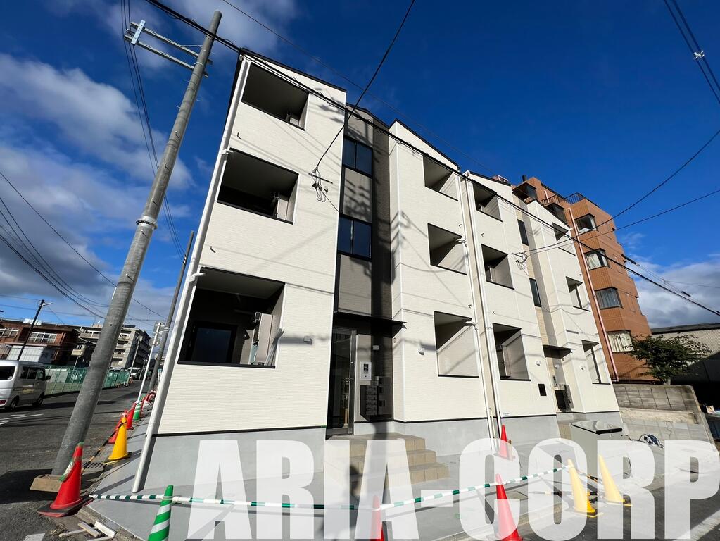 建物外観　2023年完成、大手ハウスメーカー施工デザイナーズアパート！