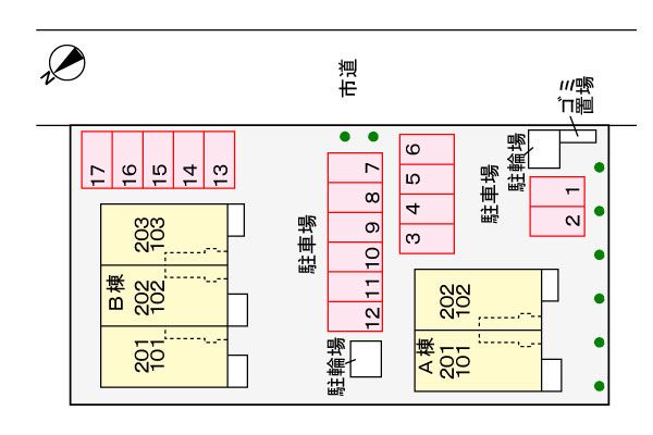 その他設備　空き：10、11、13、14、16、17
