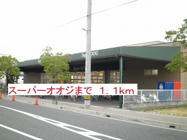 スーパー　スーパーオオジ（スーパー）まで1100m