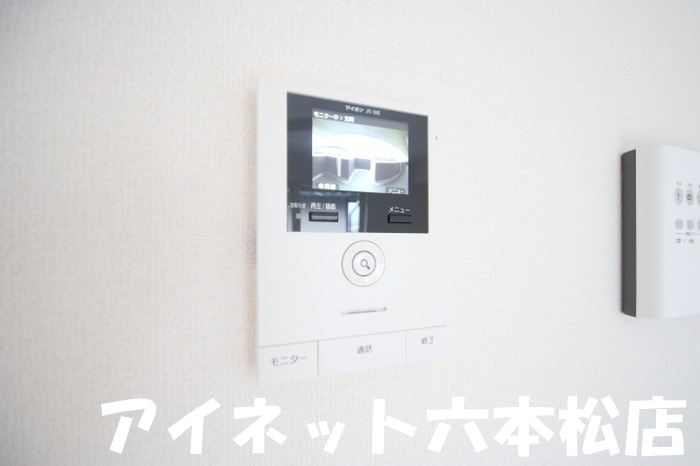 セキュリティ　モニター付きで安心ですね。