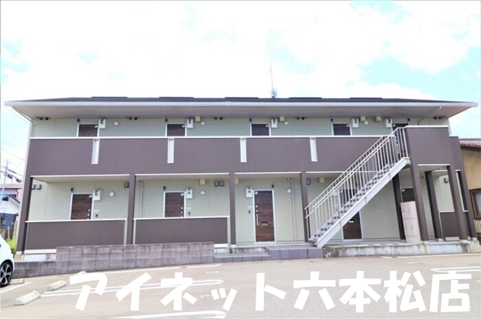 建物外観　人気の都市ガス1K物件です。