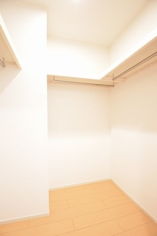 収納　たっぷりとした収納スペースです