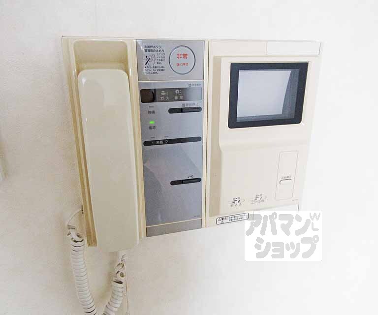 セキュリティ　モニター付きインターホン・