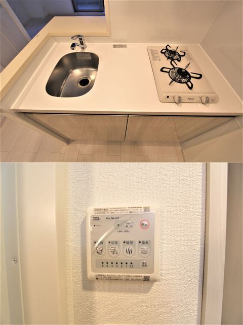 その他設備　上）キッチン下）浴室乾燥機