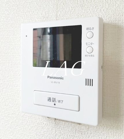 セキュリティ　モニター付インターホンです。