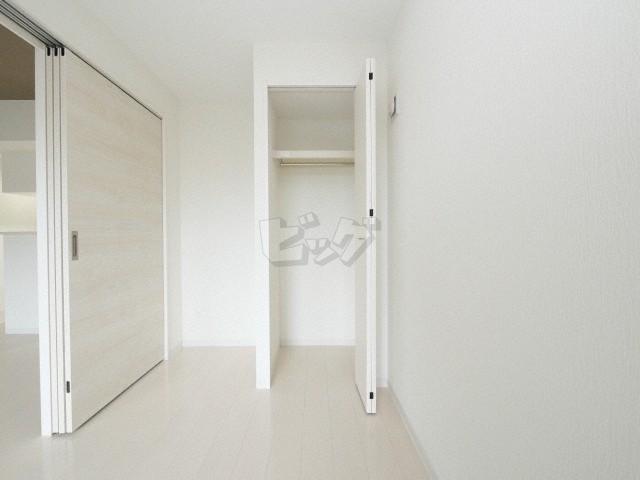 収納　衣類の収納に便利なクローゼットが付いています！