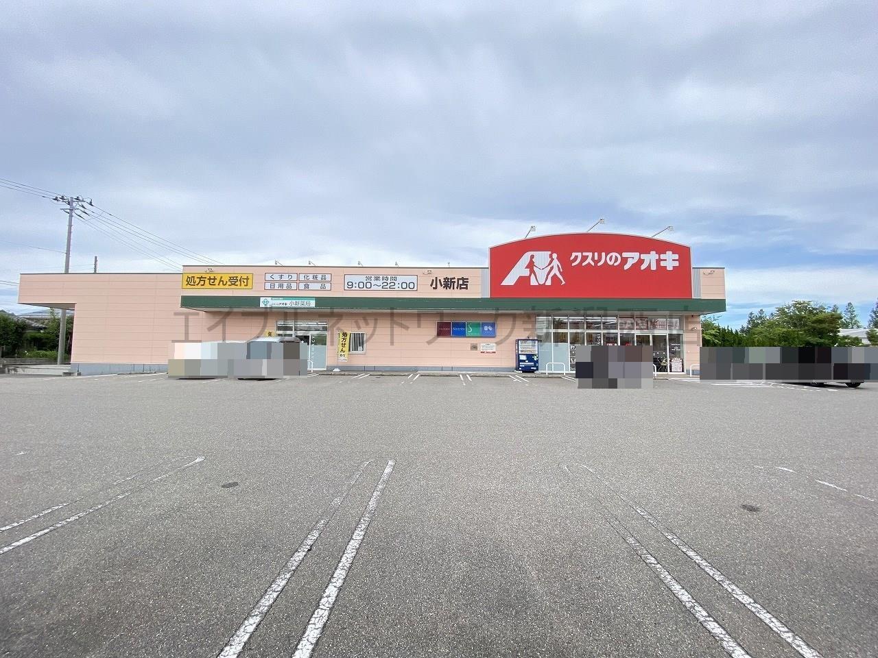 ドラックストア　クスリのアオキ小新店（ドラッグストア）まで631m