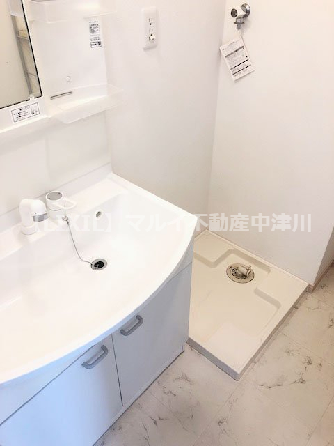 洗面設備　洗面　洗濯機置き場