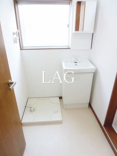 洗面設備　洗面台です。