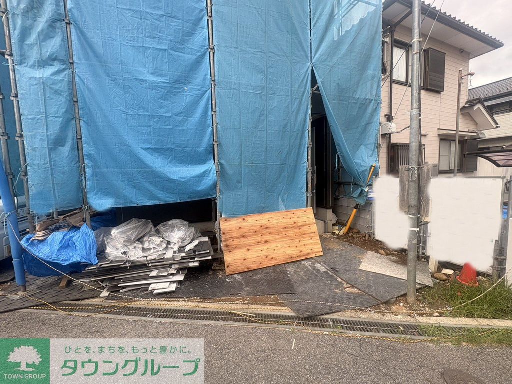 エントランス　建築中
