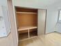 収納　洋室の収納です。部屋がすっきり片付きます。