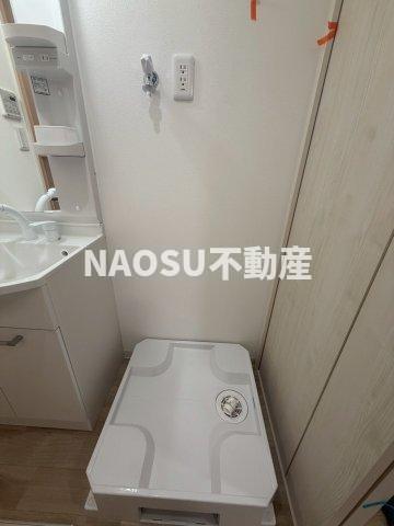 洗面設備　広い洗面スペース