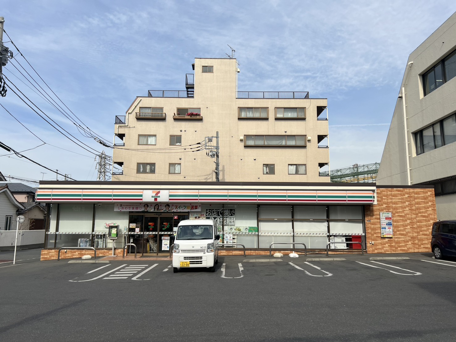 コンビニ　セブンイレブン　大田区千鳥町駅前店（コンビニ）まで180m