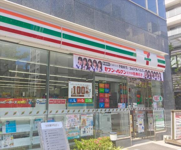 コンビニ　セブン－イレブン日本橋蛎殻町店（コンビニ）まで129m