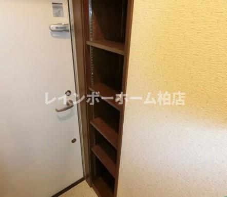 収納　玄関のシューズボックスです