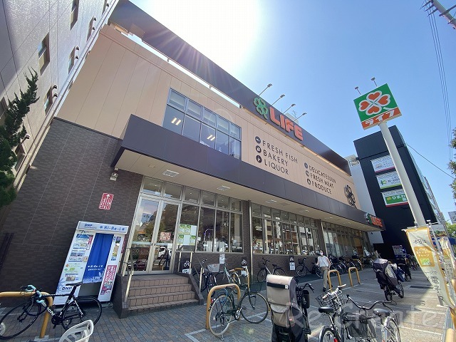 スーパー　ライフ清水谷店（スーパー）まで254m