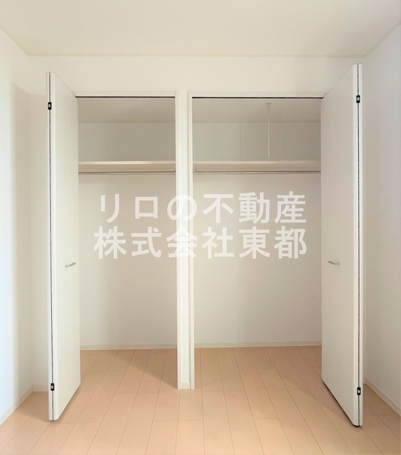 収納　収納はクローゼットタイプなので、整理整頓はかどります☆