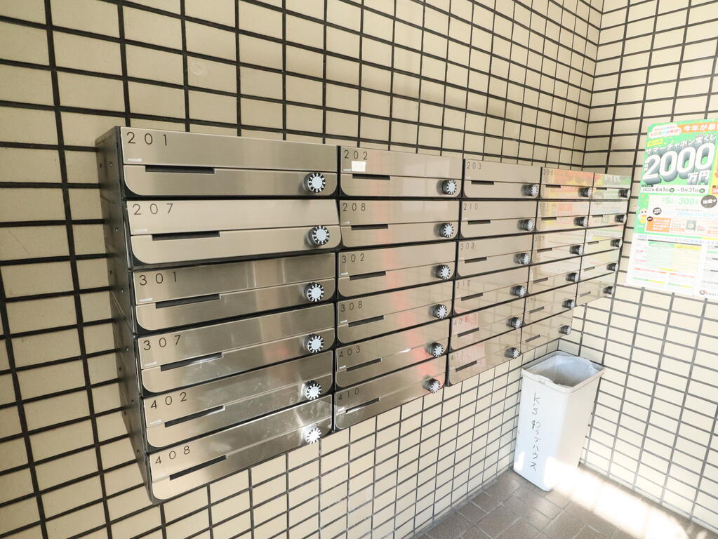 駐車場　集合ポスト