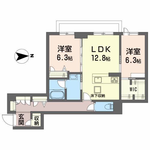 グリスィーヌの間取り写真