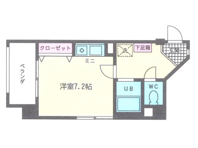 ハートピア鍛治町の間取り写真