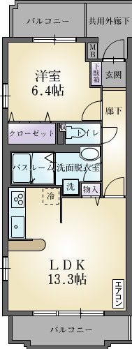 ソレイユ ノールの間取り写真