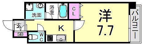 ピアグレース神戸の間取り写真