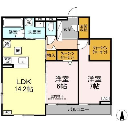 沼津市共栄町分譲賃貸PJの間取り写真