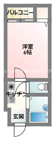 京阪本線 寝屋川市駅 徒歩13分 4階建 築29年の間取り写真