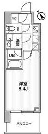 近鉄南大阪線 河堀口駅 徒歩8分 12階建 築8年の間取り写真
