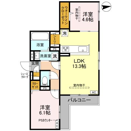 D-residence東五百住町の間取り写真