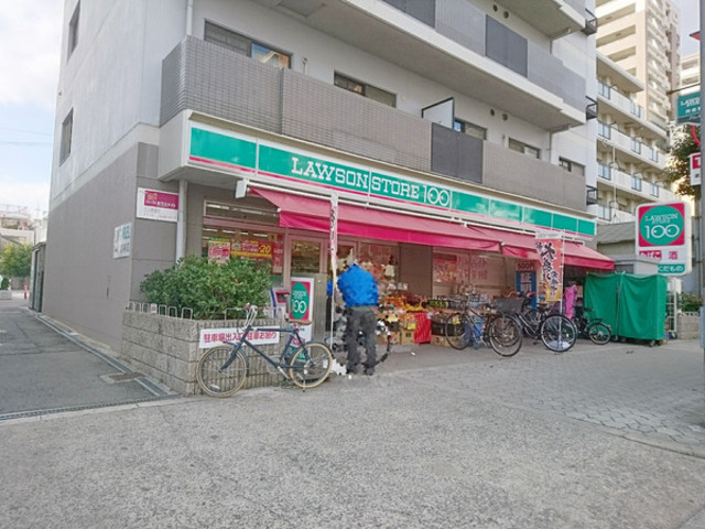 コンビニ　ローソンストア100阿倍野丸山通店（コンビニ）まで439m