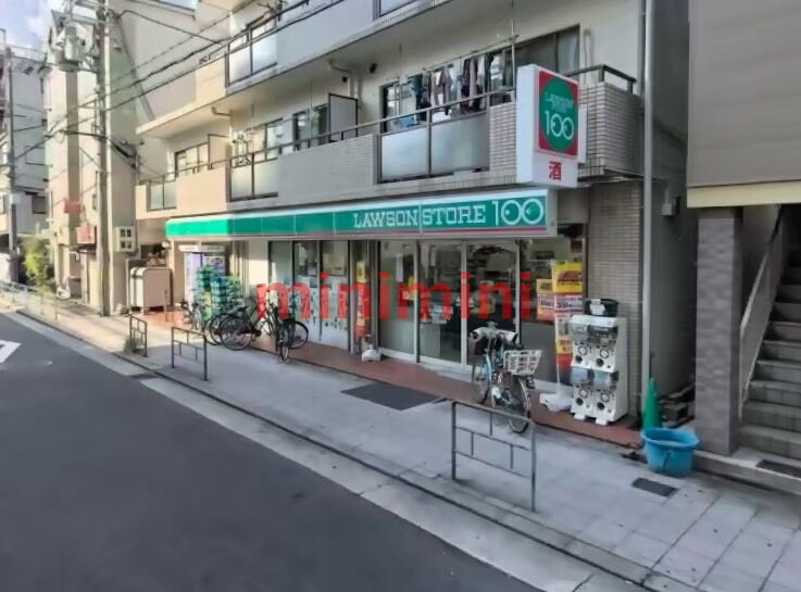 コンビニ　ローソンストア100東淀川小松店（コンビニ）まで332m