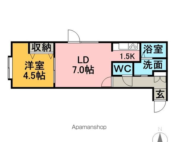 アークコート西岡IIIの間取り写真